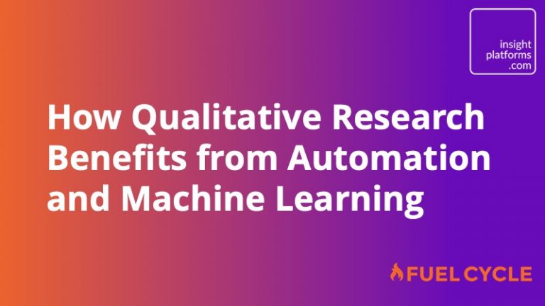 How Qualitative Research Benefits from Automation and Machine Learning ...