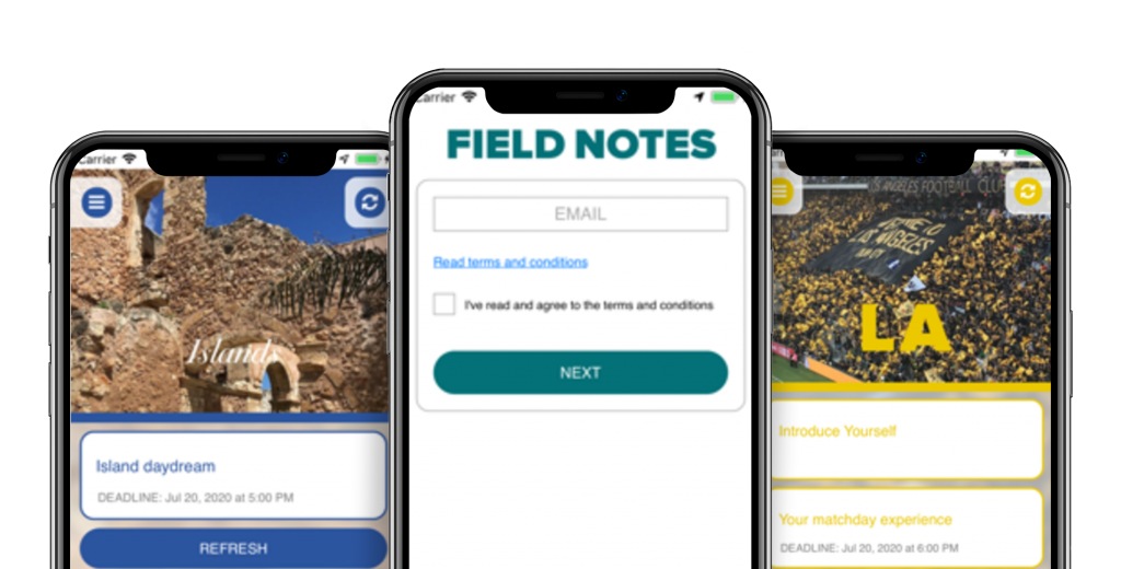 Field Notes Screenshot