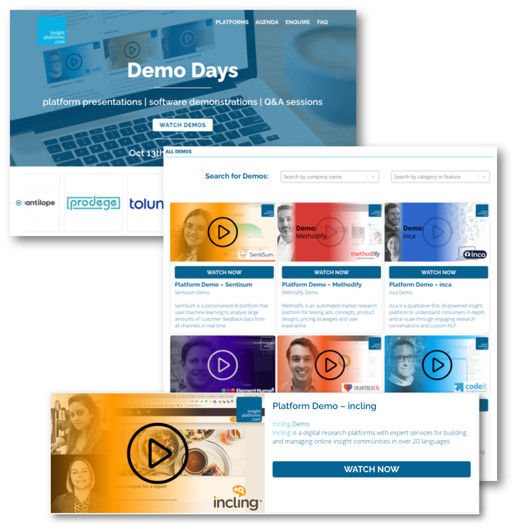 Insight Platforms Demo Opportunities Insight Platforms Demo Opportunities