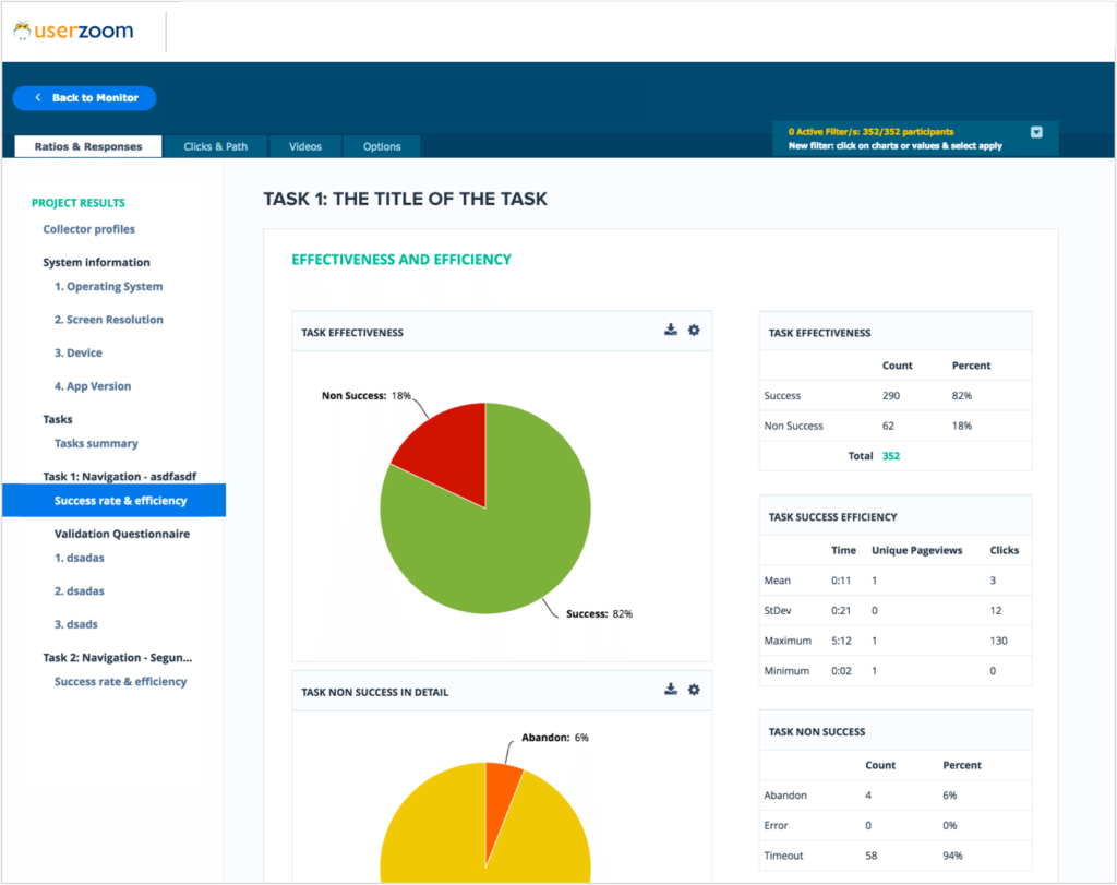 Userzoom Screenshot - Insight Platforms