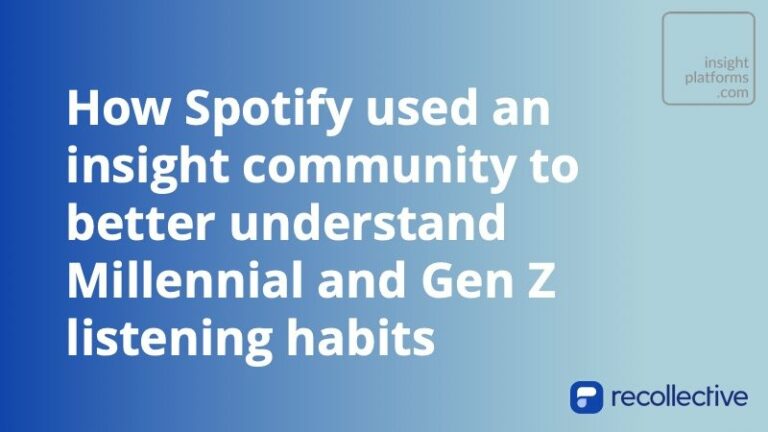 Spotify Insight Community Recollective Ypulse Insight Platforms 768x432