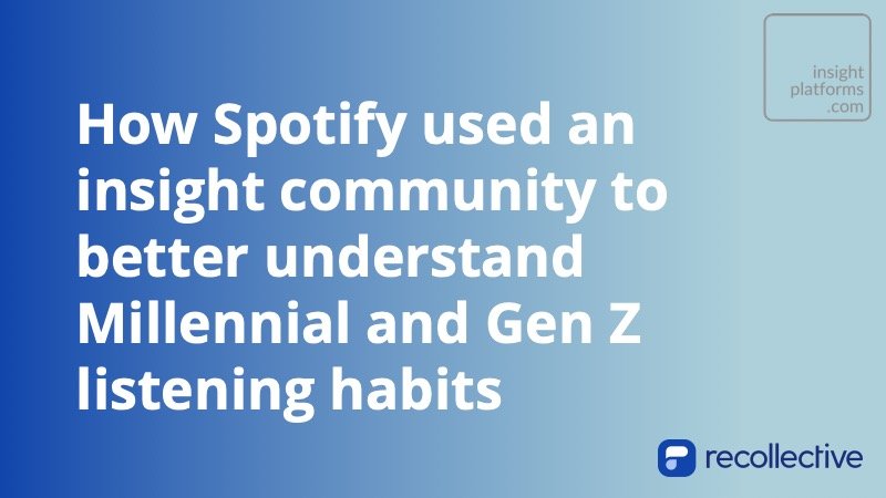 Spotify Insight Community Recollective Ypulse Insight Platforms