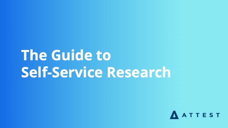 The Guide to Self Service Research