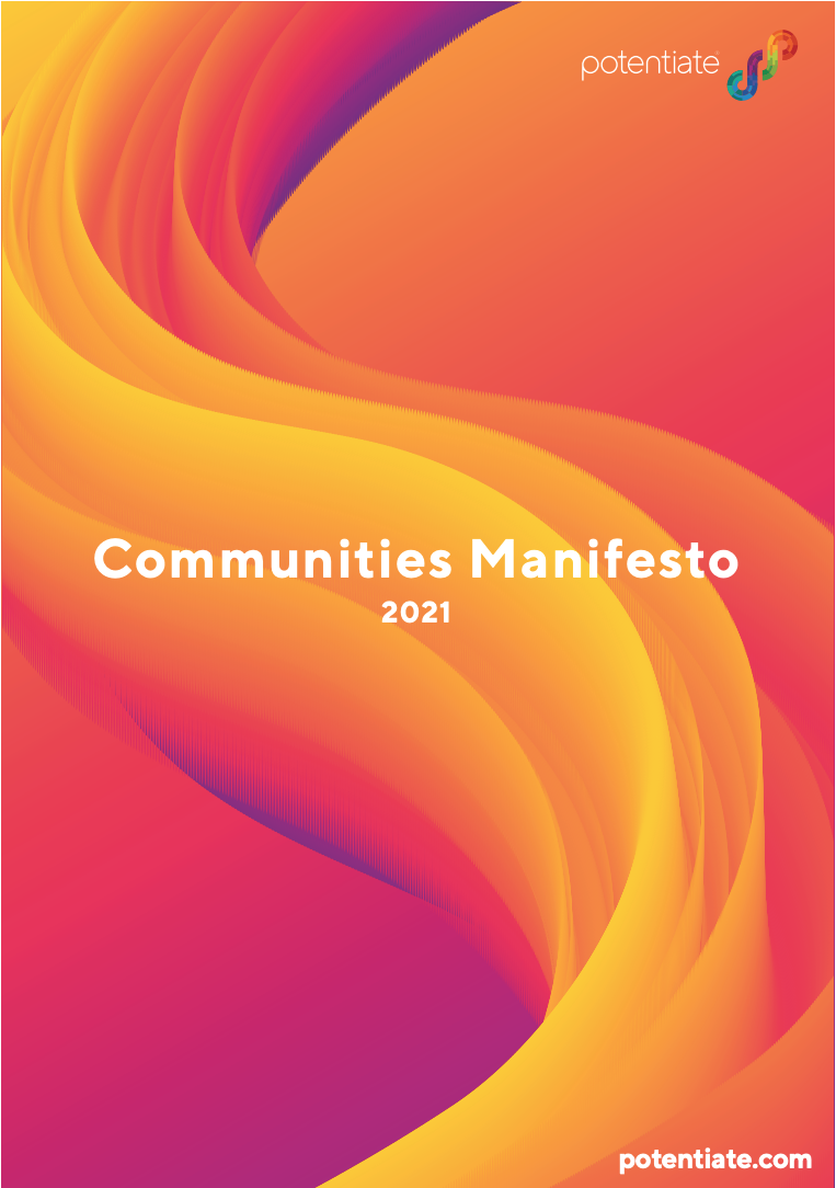 Communities Manifesto Ebook Cover Potentiate - Insight Platforms