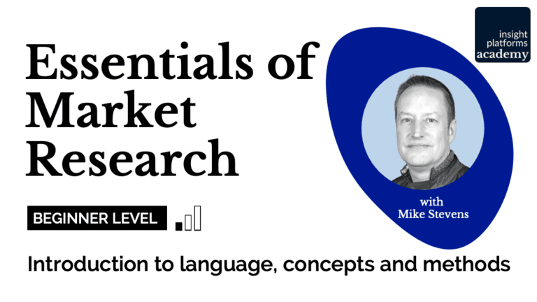 Essentials of Market Research - Course Featured Image - Insight Platforms Academy