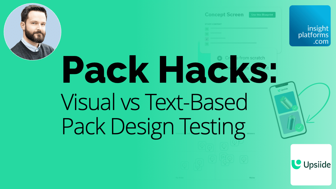 Pack Hacks v2 - Visual Design vs Text Based Pack Testing Webinar Featured Image - Insight Platforms