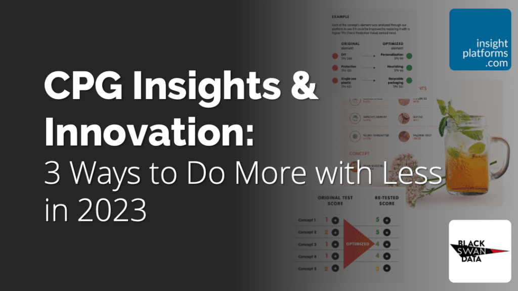 CPG Insights & Innovation: 3 ways to do more with less in 2023 ...