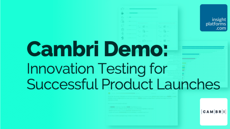 Cambri Demo - Innovation Testing - Featured Image - Insight Platforms