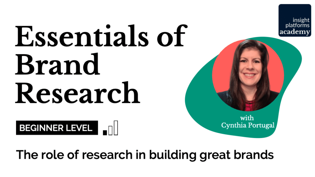 Essentials of Brand Research Course Featured Image Insight Platforms Academy 1024x576
