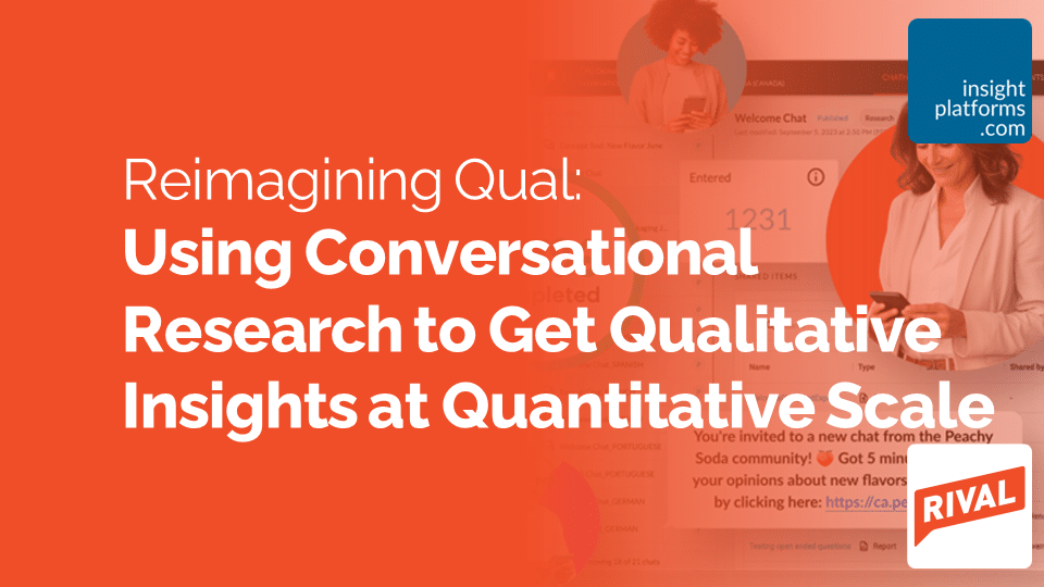 Rival Qual Insights Summit - Conversational Research for Qual at Scale Featured Image