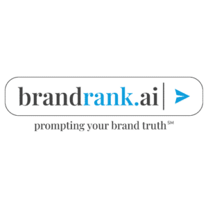 BrandRank AI Logo Square White Background Insight Platforms 300x300