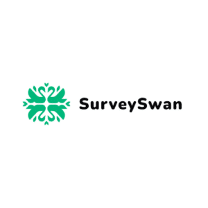 SurveySwan Logo Square White Background Insight Platforms 300x300