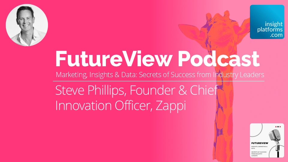 FutureView Podcast - Steve Phillips Zappi - Featured Image - Insight Platforms