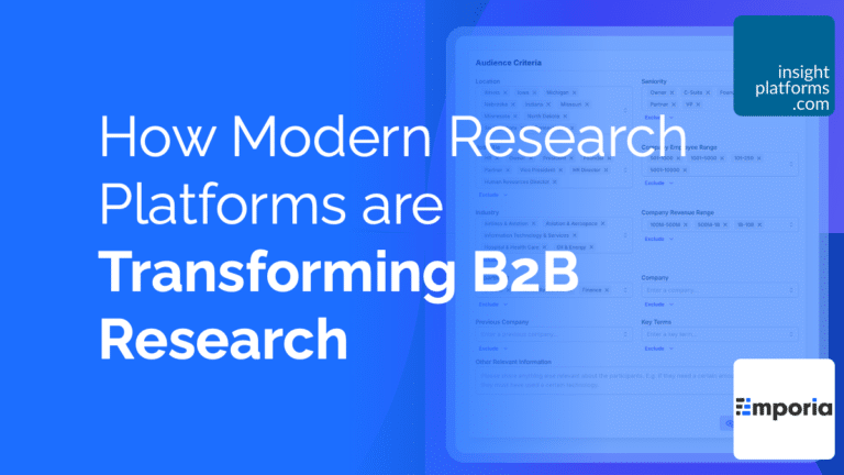 How Modern Research Platforms are Transforming B2B Research