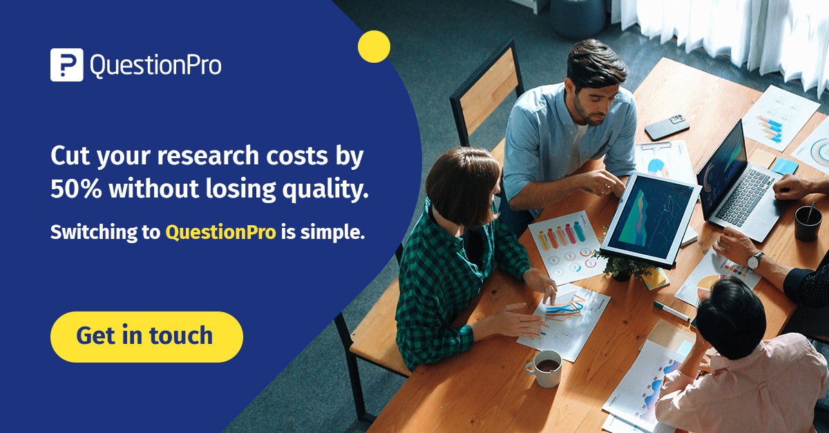 QuestionPro - Cut your research costs by 50% without losing quality