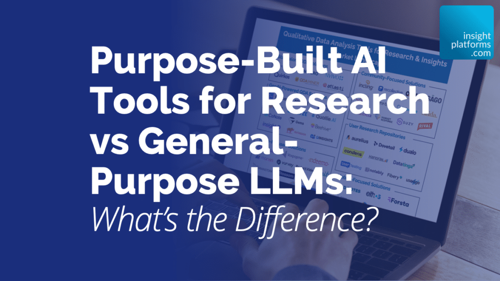 Purpose-Built AI Tools for Research vs General-Purpose LLMs- What’s the Difference - Featured Image