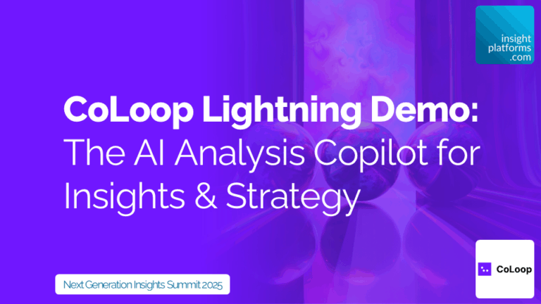 CoLoop Lightning Demo - Next Generation Insights Summit - Featured Image - May 2025