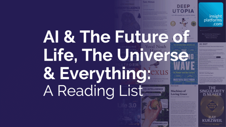AI and the Future of Life the Universe and Everything - A Reading List - Insights Platforms