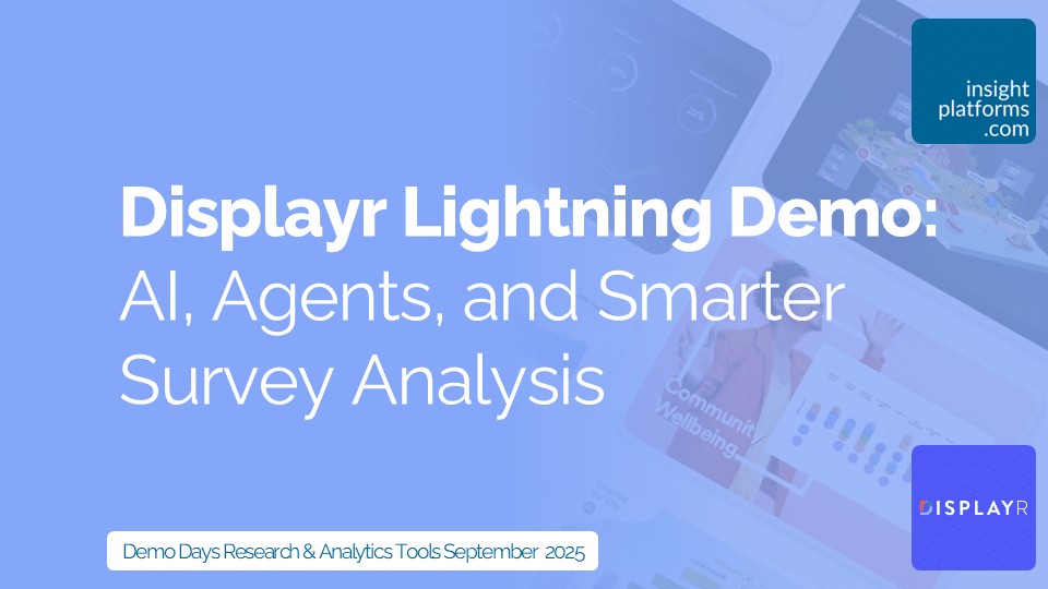 Displayr Lightning Demo - Demo Days September 2025