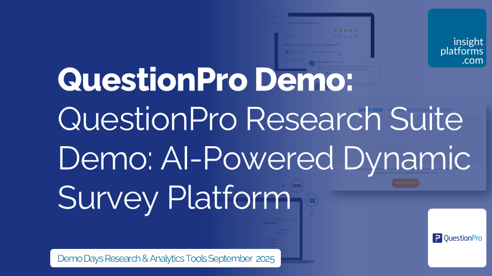 QuestionPro Demo - Demo Days September 2025