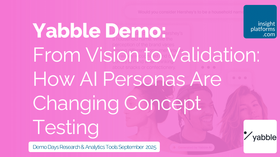 Yabble Demo - Demo Days September 2025