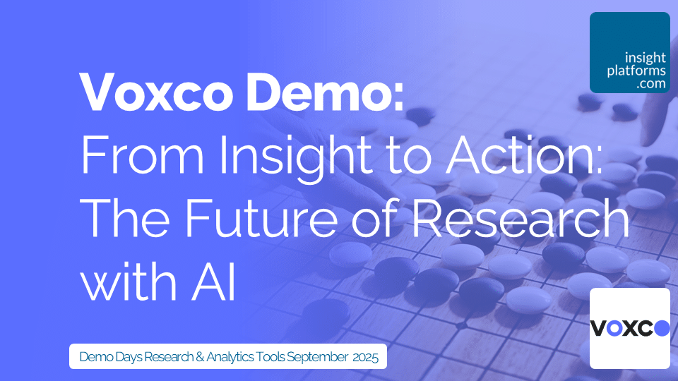 Voxco Demo - Demo Days September 2025