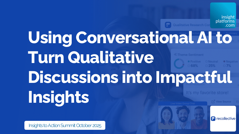 Recollective Webinar Featured Image - Insights to Action Summit October 2025