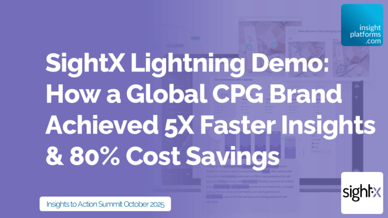 SightX Lightning Demo Featured Image - Insights to Action Summit October 2025