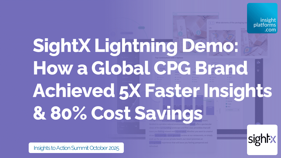 SightX Lightning Demo Featured Image - Insights to Action Summit October 2025