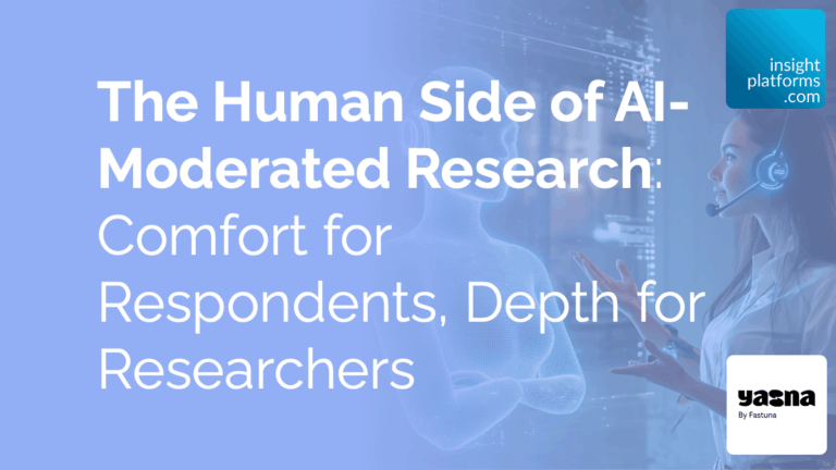 The Human Side of AI-Moderated Research: Comfort for Respondents, Depth for Researchers