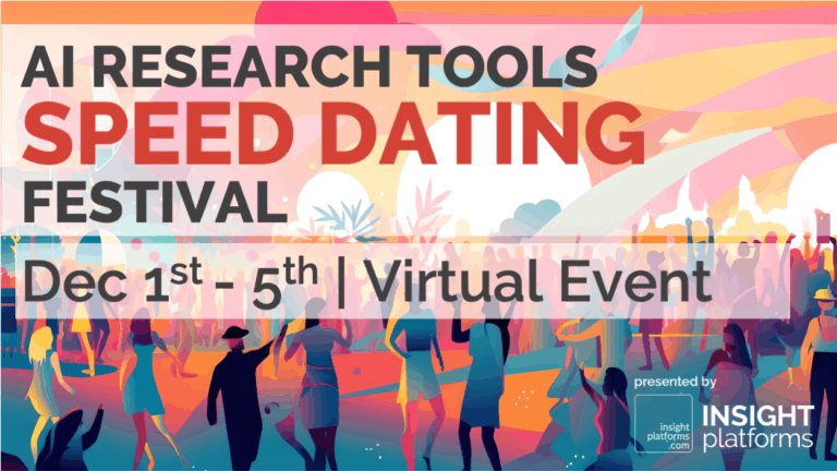 AI Research Tools Speed Dating Event - with Date - Featured Image