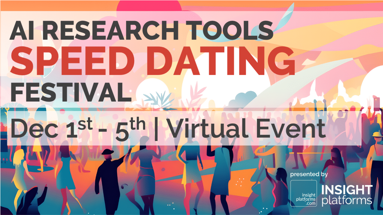 AI Research Tools Speed Dating Event - with Date - Featured Image