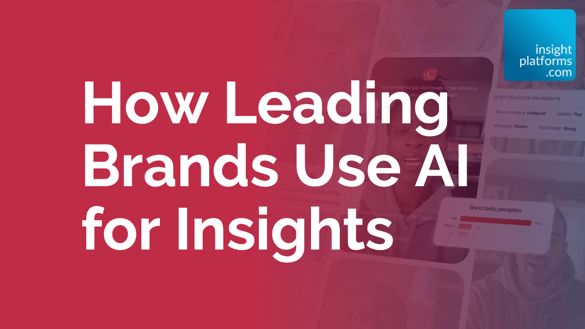 How leading brands use AI for insights - Featured image