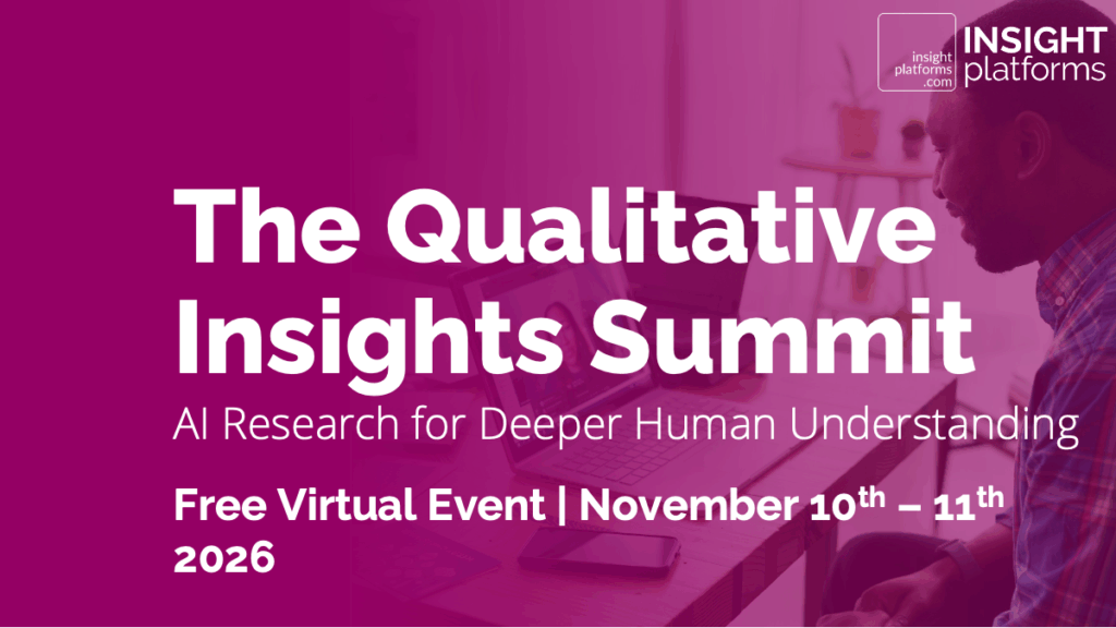 Qualitative Insights Summit - November 2026 - Featured Image