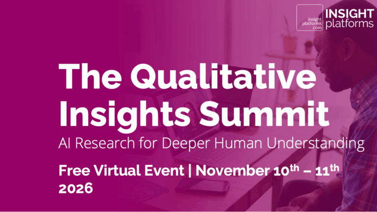 Qualitative Insights Summit - November 2026 - Featured Image