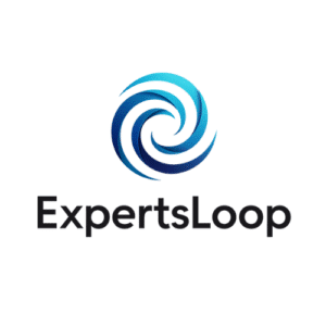EXPERTSLOOP LOGO WHITE 300x300