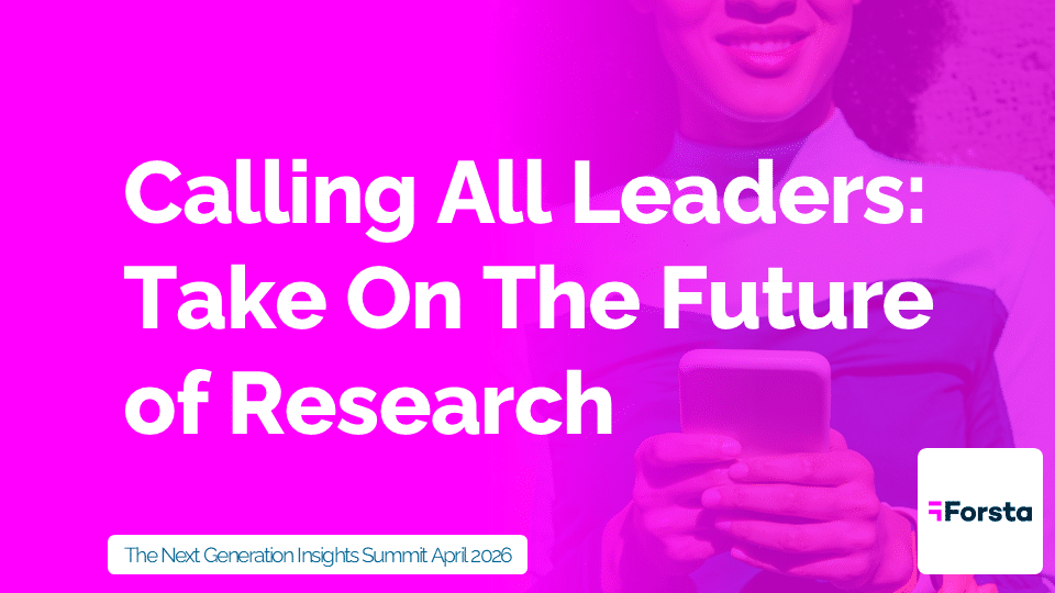 Forsta - Next Gen Insights Summit 2026 - Featured Image