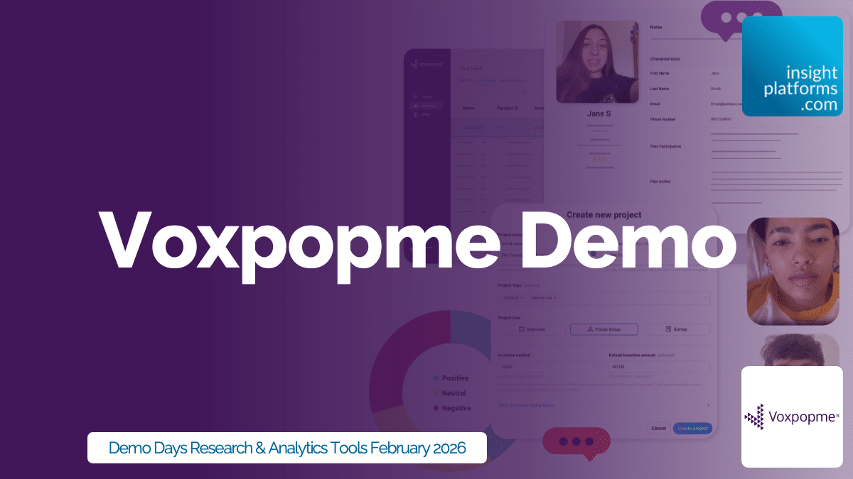Voxpopme Demo Days February 2026 - Featured Images