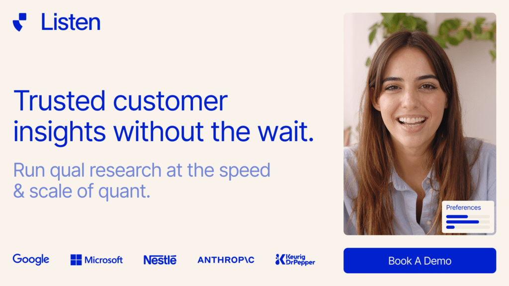 Listen - Trusted customer insights without the wait