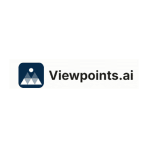 Viewpoints.ai Logo square White Background Insight Platforms 300x300