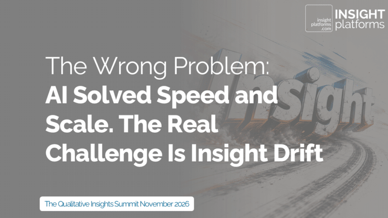 Adrian Sansone - Insights Quality - Qualitative Insights Summit - November 2026 - Featured Image
