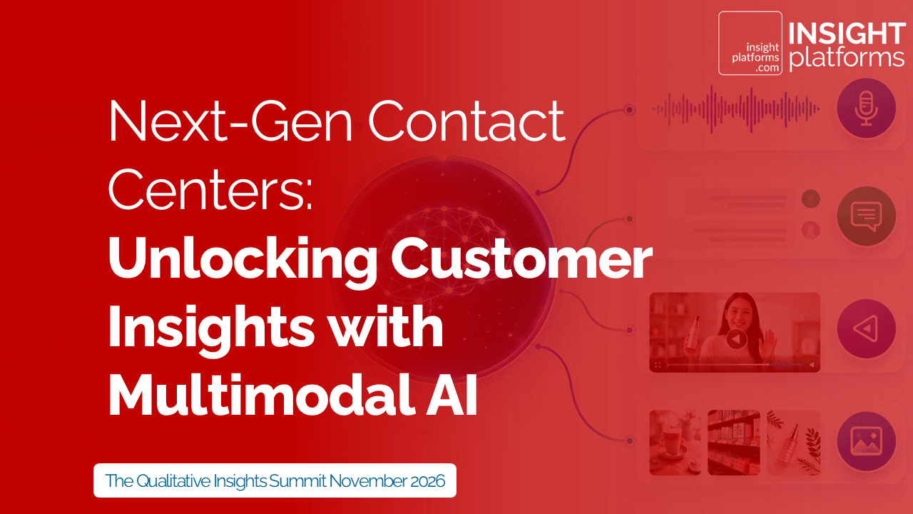 Sharath Subrahmanya - Multimodal AI - Qualitative Insights Summit - November 2026 - Featured Image