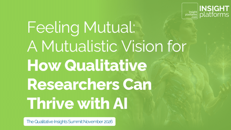 Tom Woodnutt - Adapt to AI - Qualitative Insights Summit - November 2026 - Featured Image
