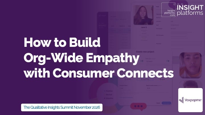 Betsy Shaak - Voxpopme - Building Org-Wide Empathy - Qualitative Insights Summit - November 2026 - Featured Image