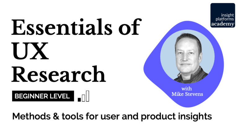 Essentials of UX Research Course