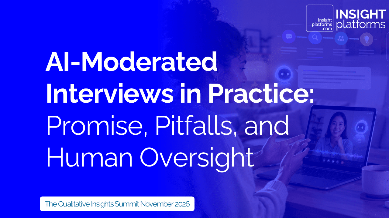 Jeremy Cochran - AIMI - Qualitative Insights Summit - November 2026 - Featured Image