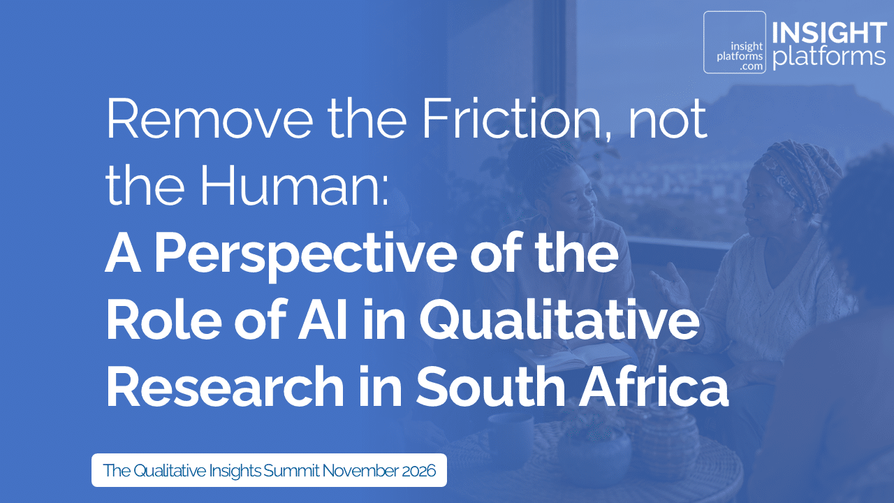 Samantha Loggenberg - AI in Africa - Qualitative Insights Summit - November 2026 - Featured Image