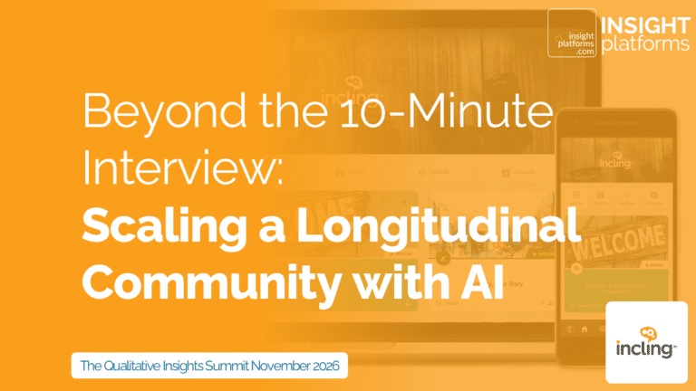 incling - AI for high volume qual analysis - Qualitative Insights Summit - November 2026 - Featured Image